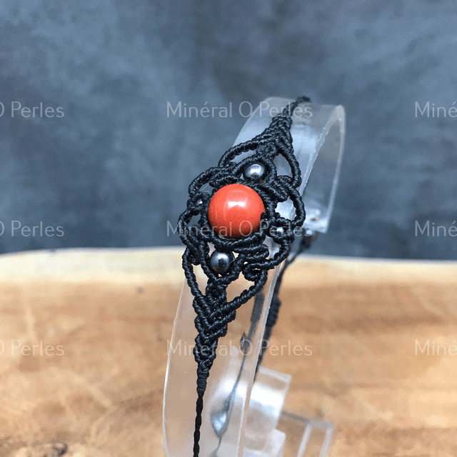 Bracelet 'Arabesque' améthyste / Oeil de tigre / ...