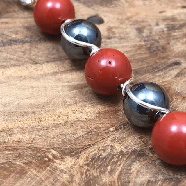 Jaspe rouge et Hématite