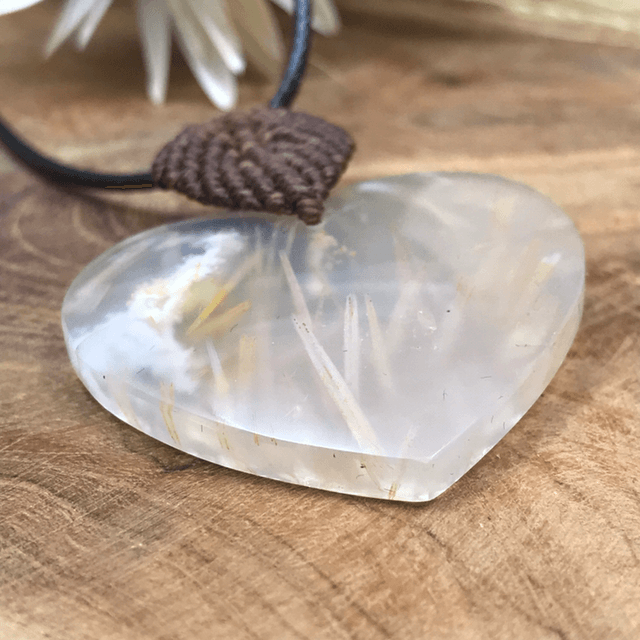 Agate à inclusions