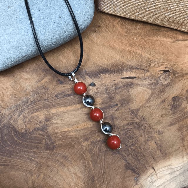 Jaspe rouge et Hématite